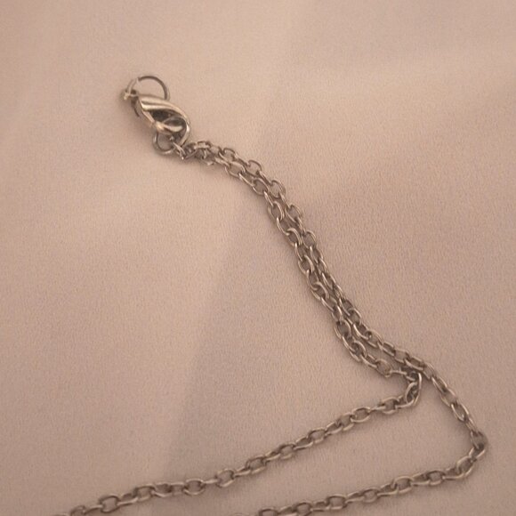 Artisan Handmade DnD D12 Dice Resin Necklace with Polymer Clay Crystals - Picture 2 of 6